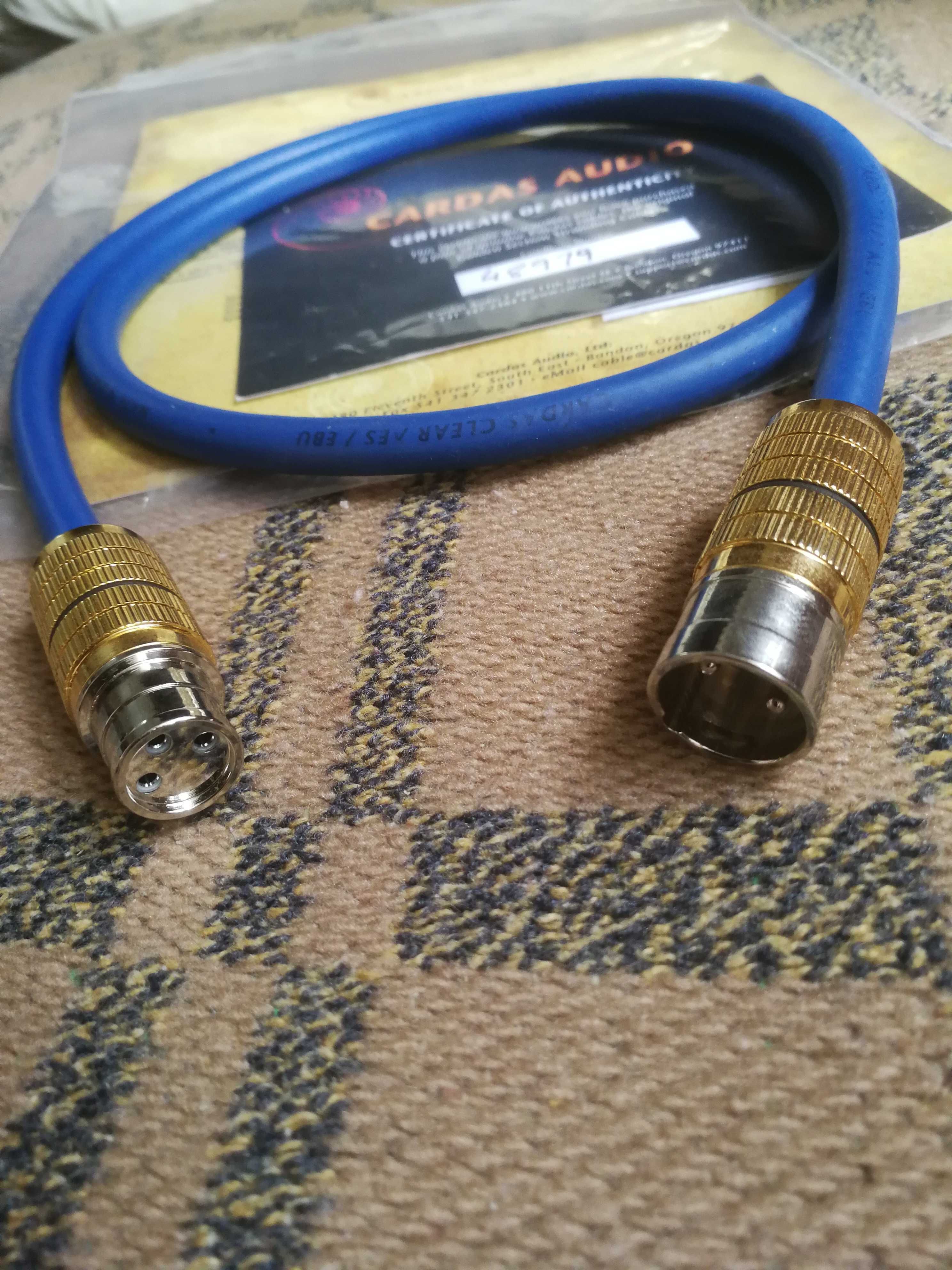 Cardas Clear 1m kabel cyfrowy AES/EBU  za pół darmo!