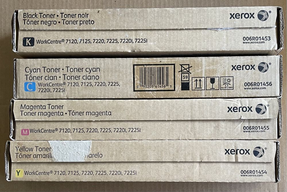 Toners para Xerox WorkCentre 7120, 7125, 7220, 7225, 7220i, 7225i
