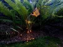 Konewka LED Solarna Lampa Ogrodowa Dekoracyjna Wbijana Czujnik