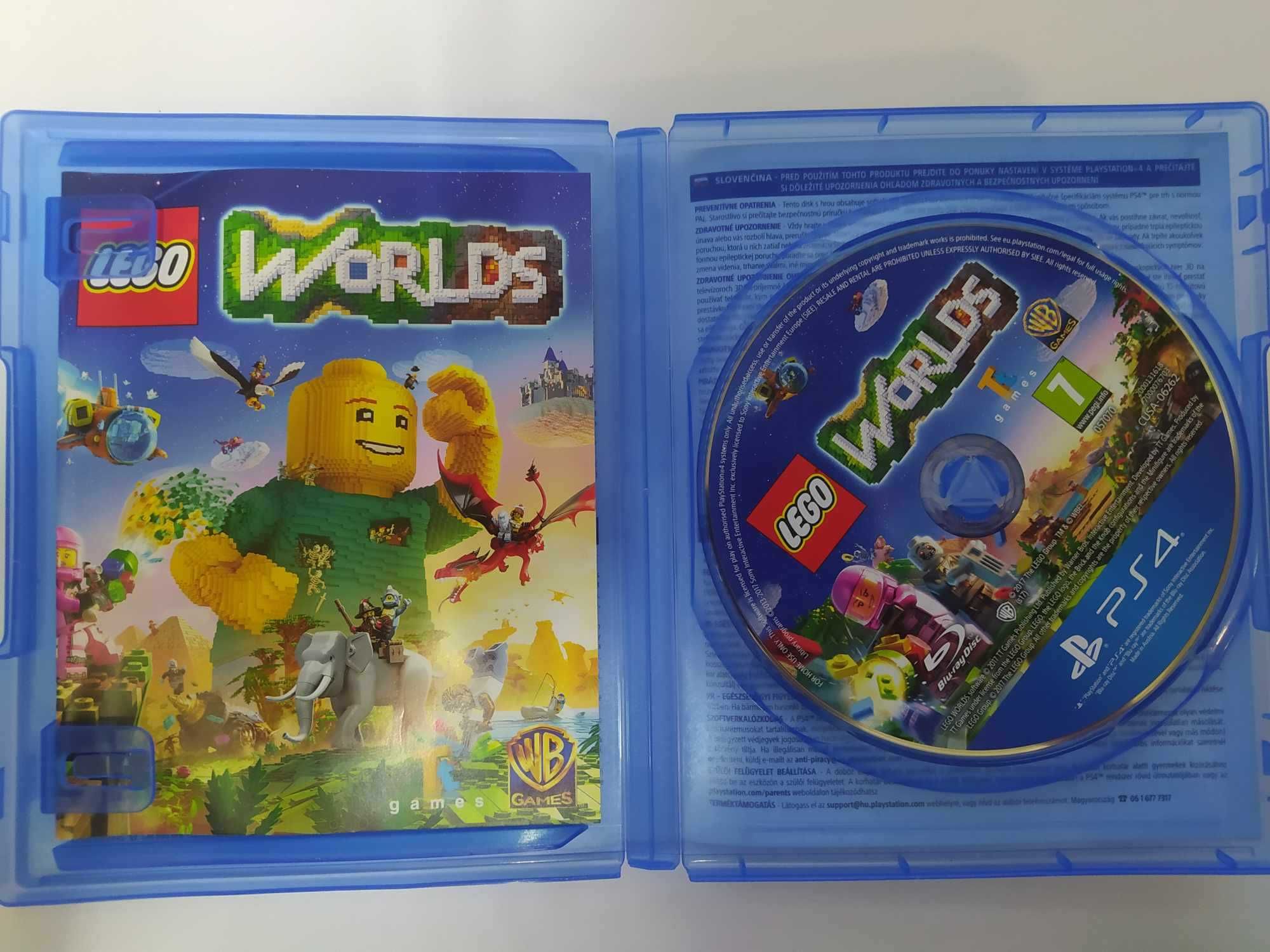 LEGO Worlds PS4 Polska okładka