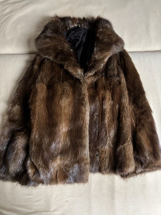 Futro z norek krotkie