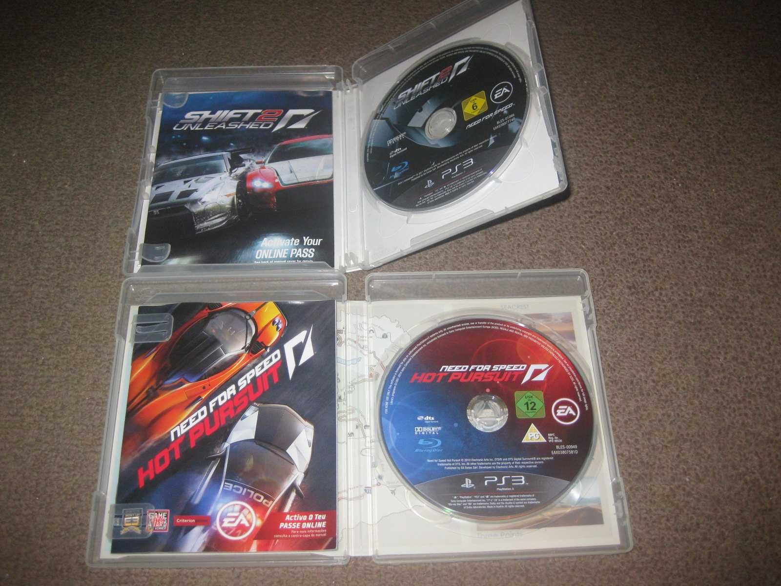 2 Jogos da Saga "Need For Speed" para PS3/Completos!