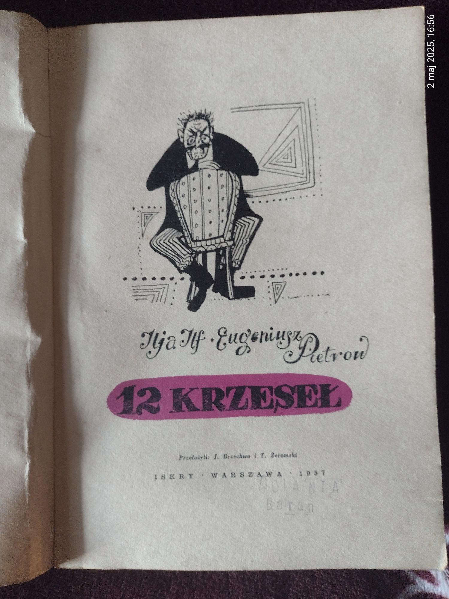 Ilja Ilf / Eugeniusz Pietrow  12 KRZESEŁ
