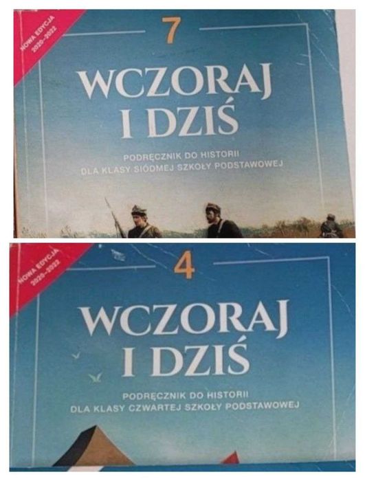 Nowa Era, 2 podręczniki bardzo widocznie używane! Historia poziom 4, 7