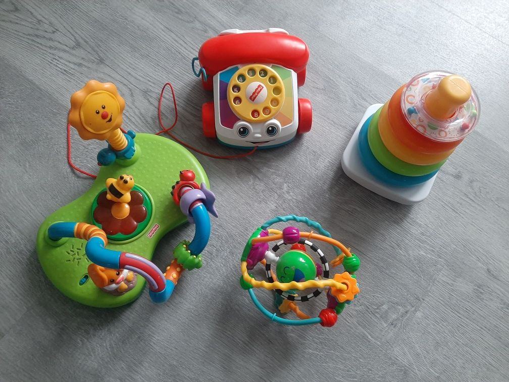 Zestaw zabawek fisher price i dumel discovery