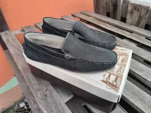 Buty Mokasyny VENEZIA 4611 czarne r. 42 NOWE