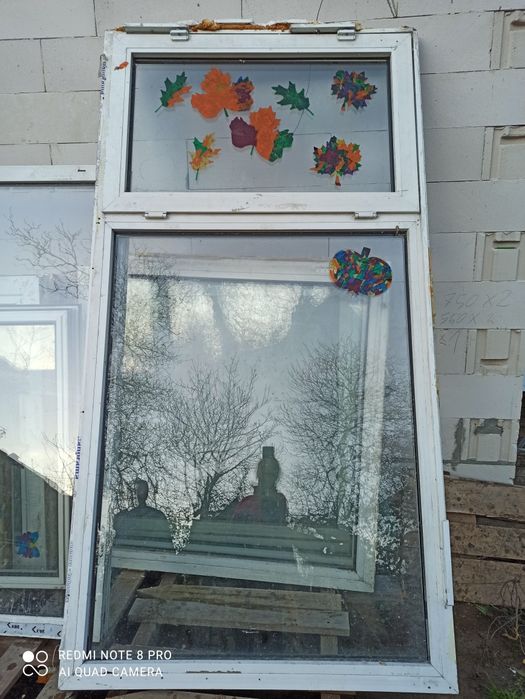 Okna plastikowe, używane z demontażu