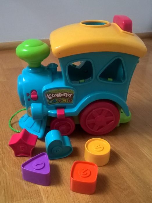 Lokomotywa z klockami