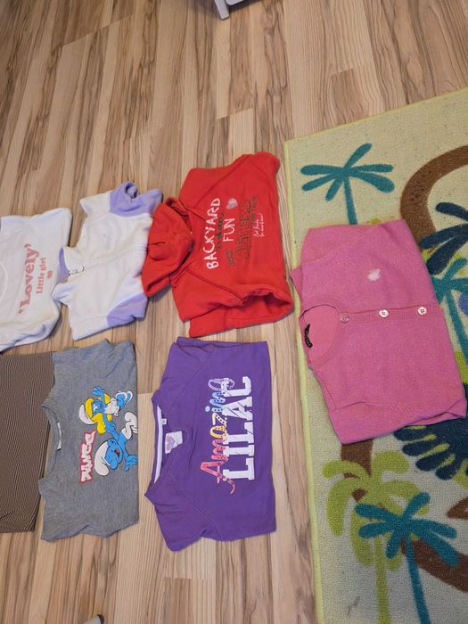 9 Szt Bluzka Bluza Sweter Hello Kitty 122-128cm Top Model H&M Smerfy