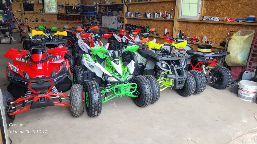 Nowe quady marki barton gwarancja Transport
