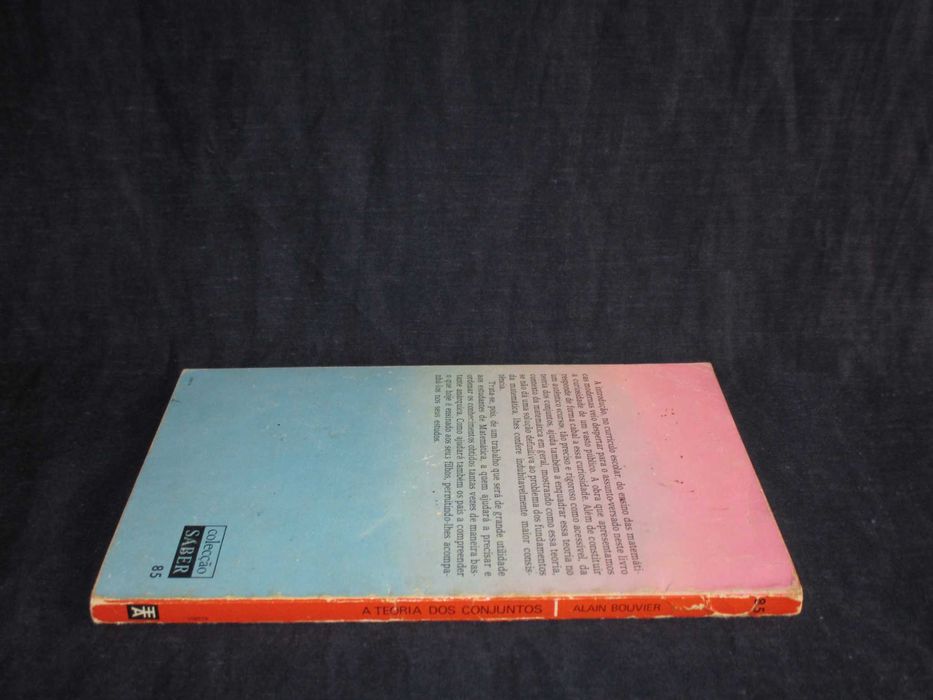 Livro A Teoria dos Conjuntos Alain Bouvier Saber