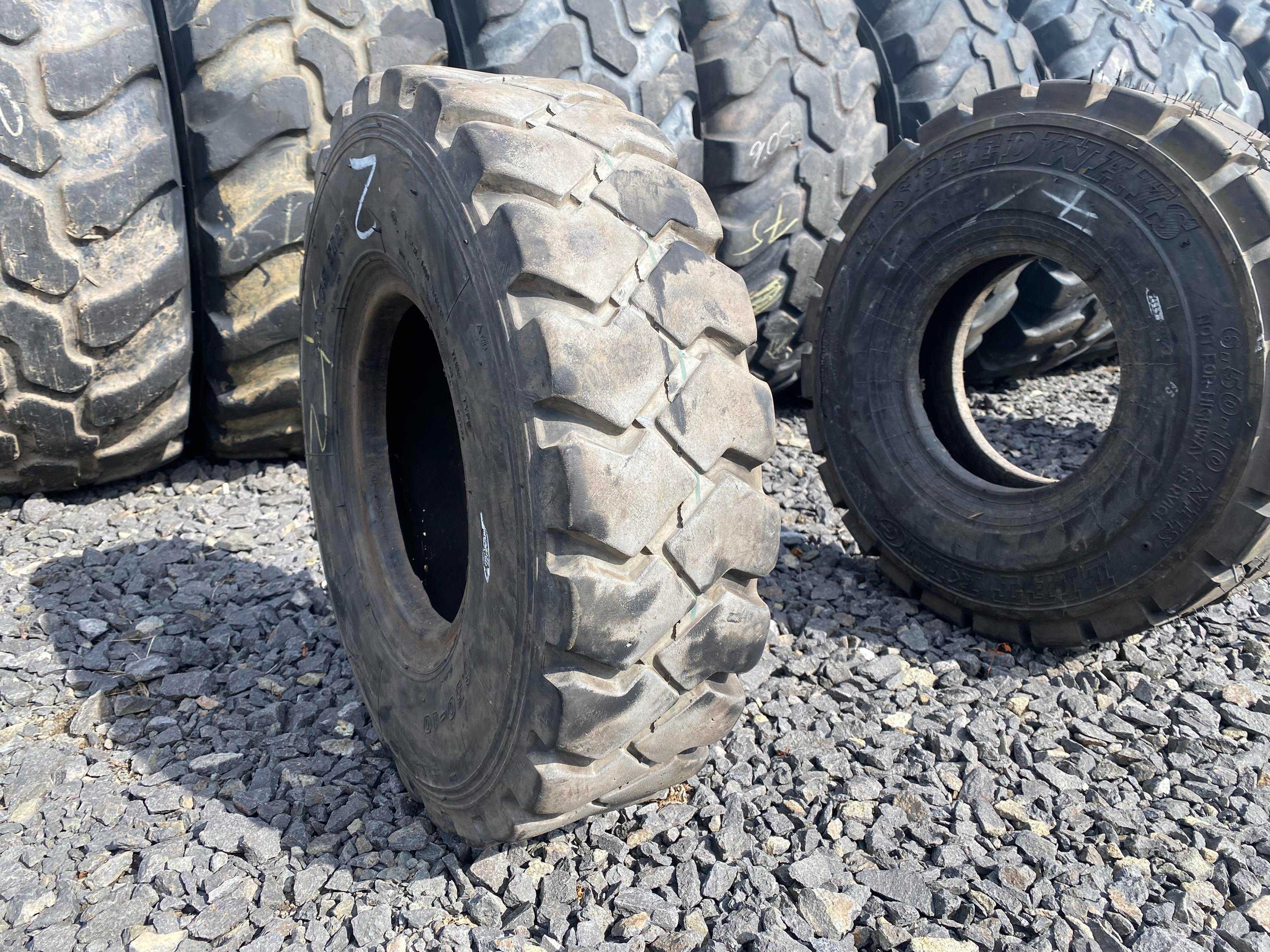 Opona 6.50-10, 6.50R10 KINGS TIRE Do Wózka Widłowego Pompowana 70%