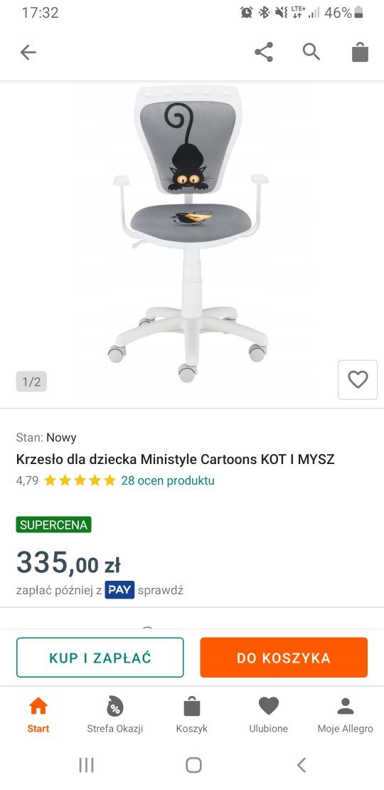 Biurko + krzesło dzieciece