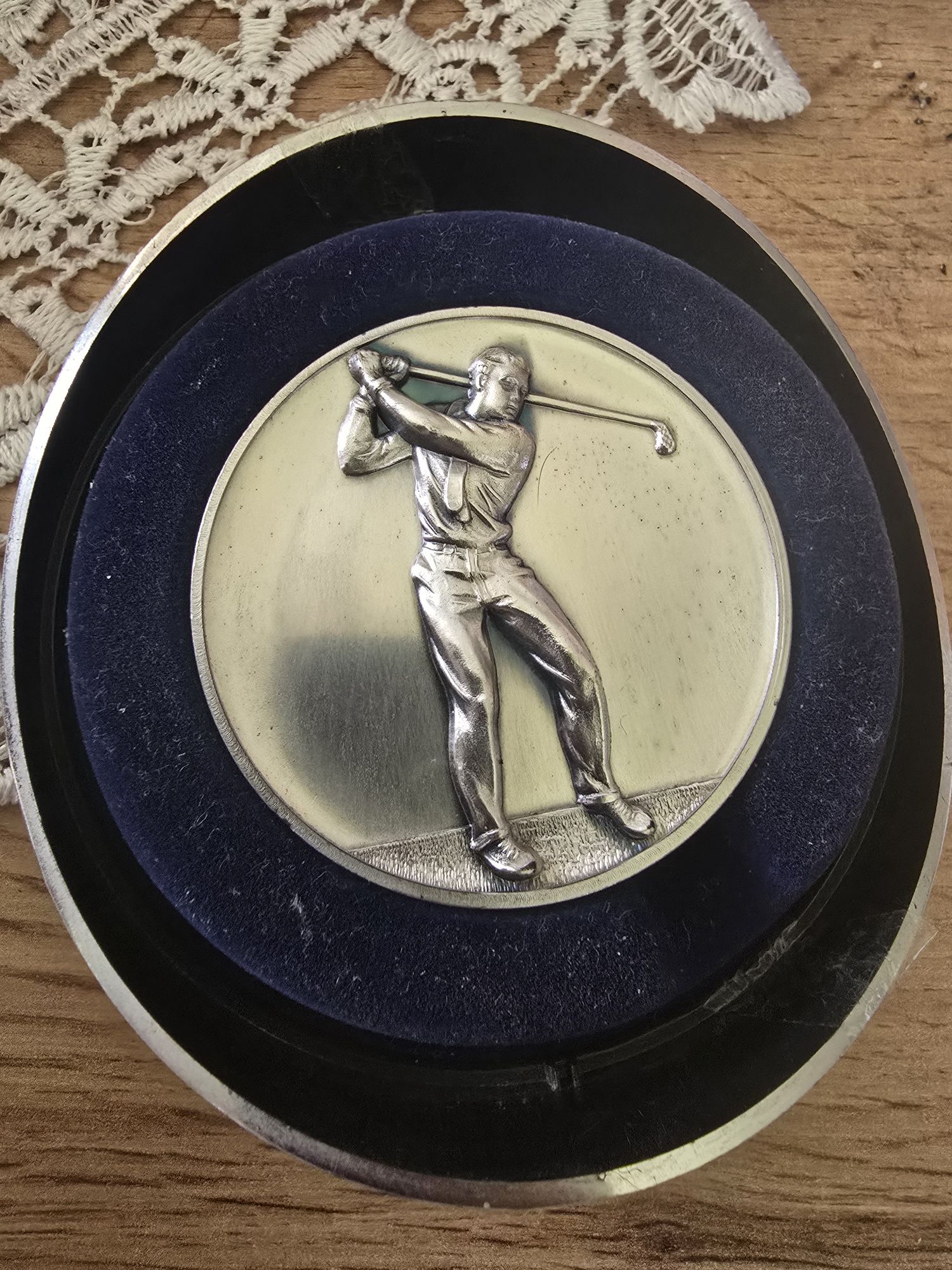 Srebrno-  medal 1986 rok
