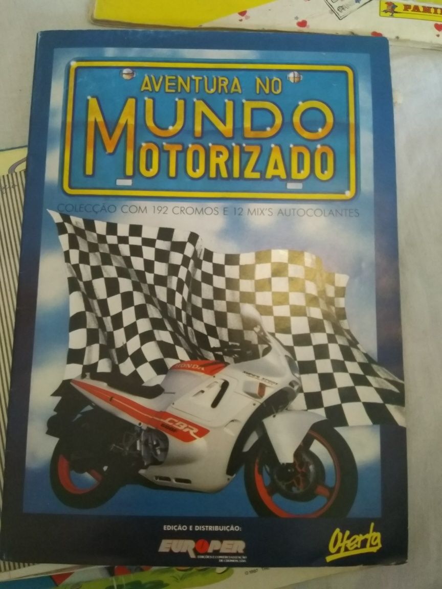 Caderneta aventura no mundo motorizado