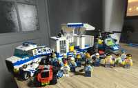 LEGO city pościg dronem 60207 mobilne centrum dowodzenia 60139 figurki