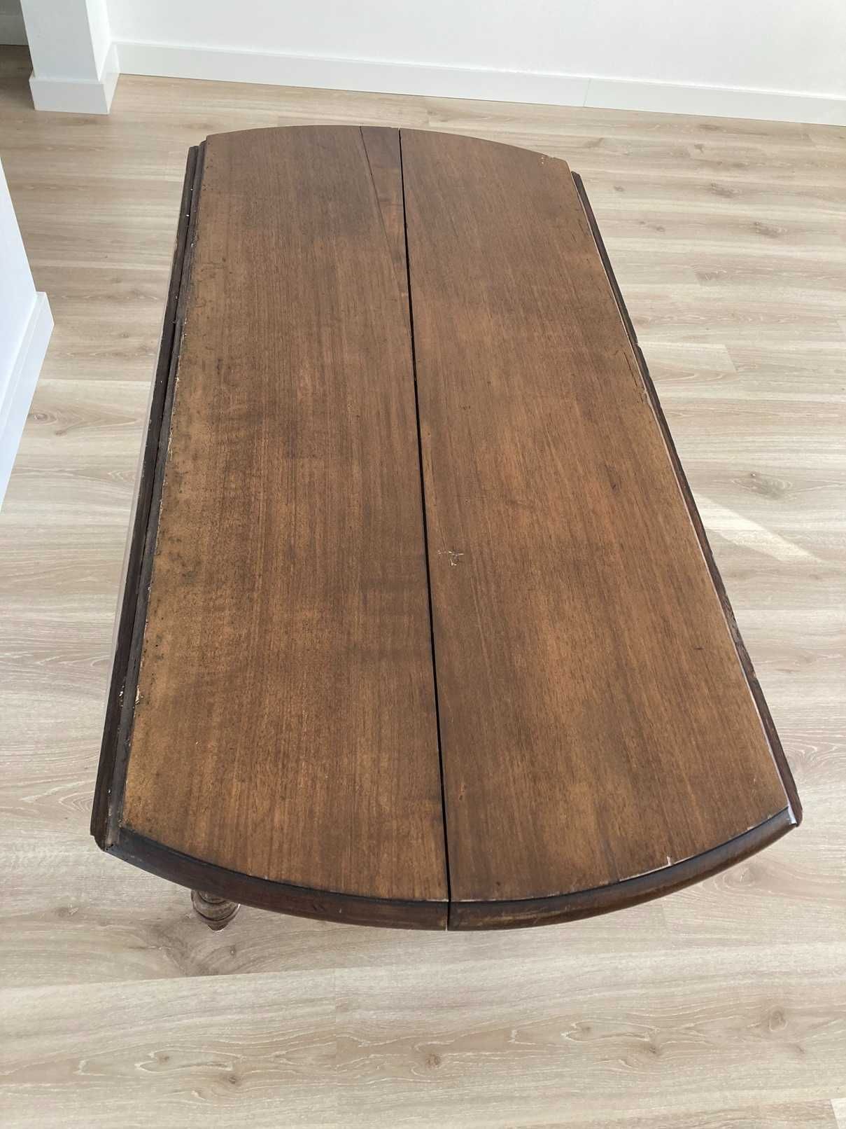 Stół kawowy drewniany antyk
