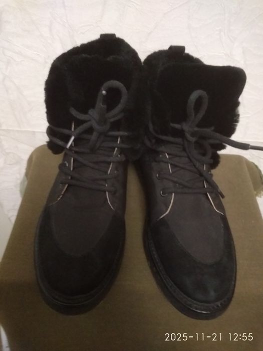 Ботинки на цигейке