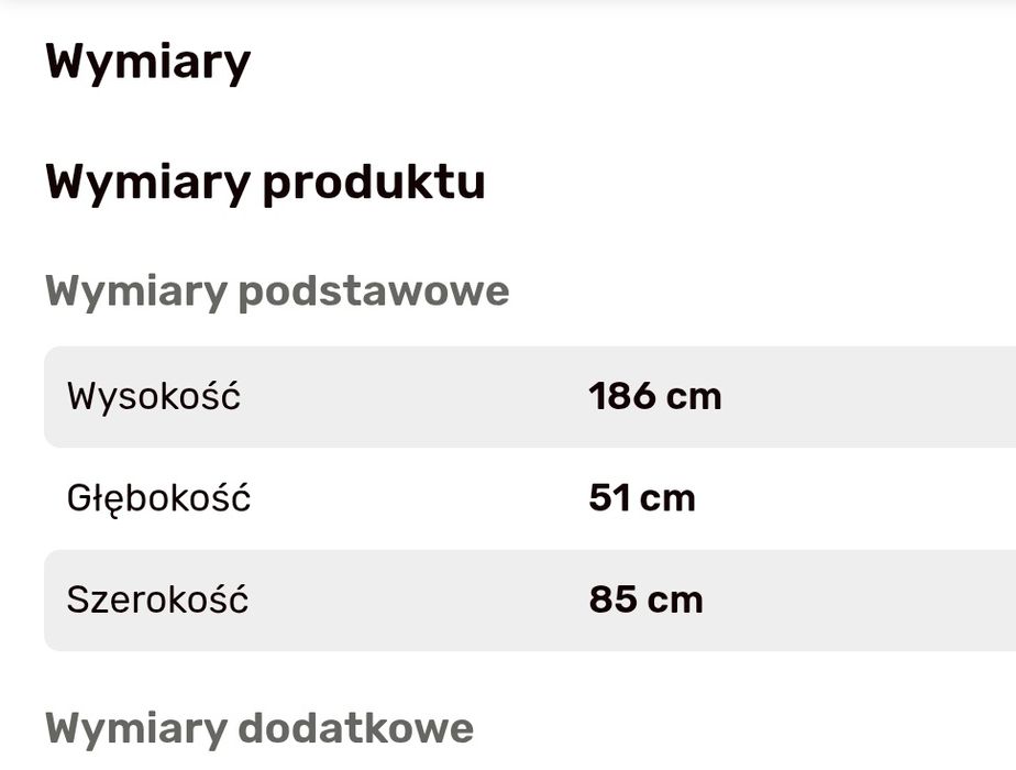 Zestaw Mebli  MIA