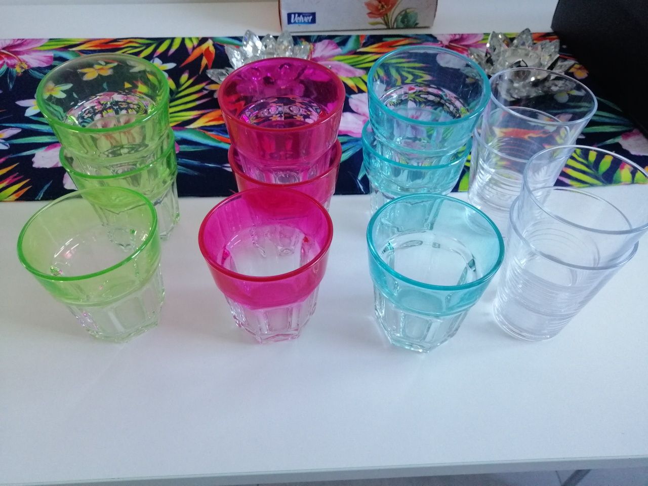 Szklanki szklanka zestaw komplet literatki