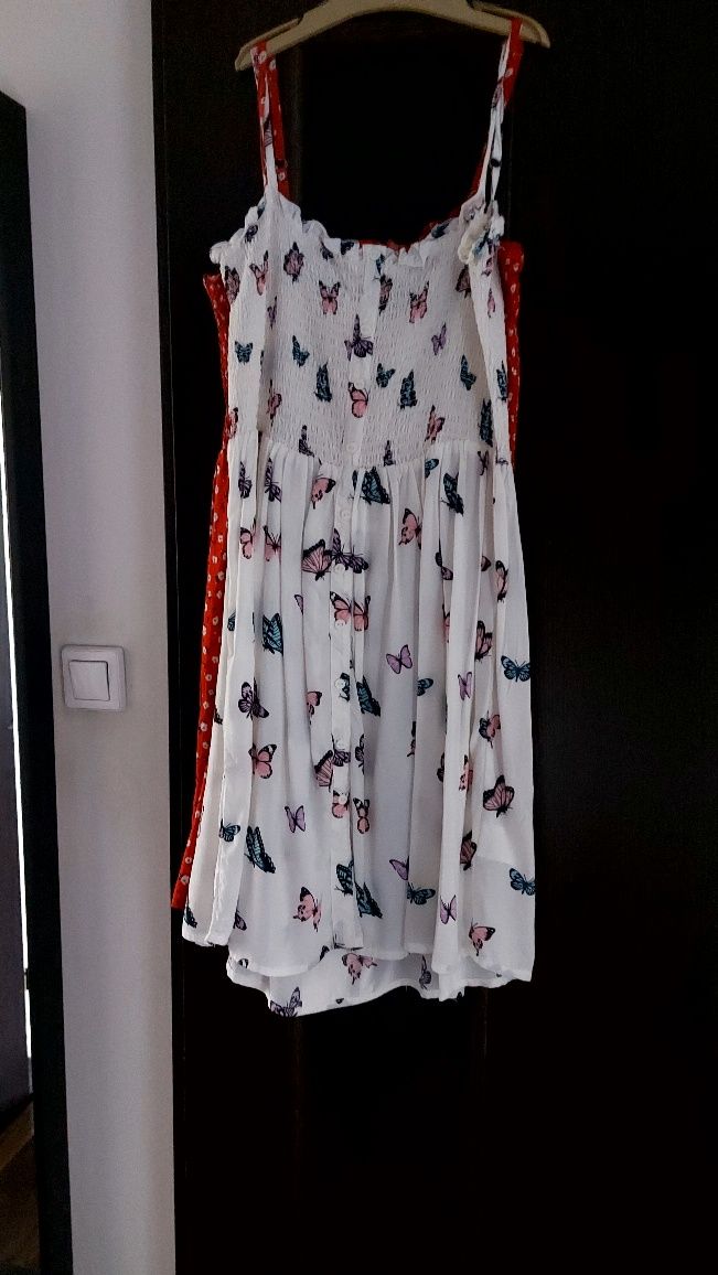 Dwie sukienki dziewczęce crop S