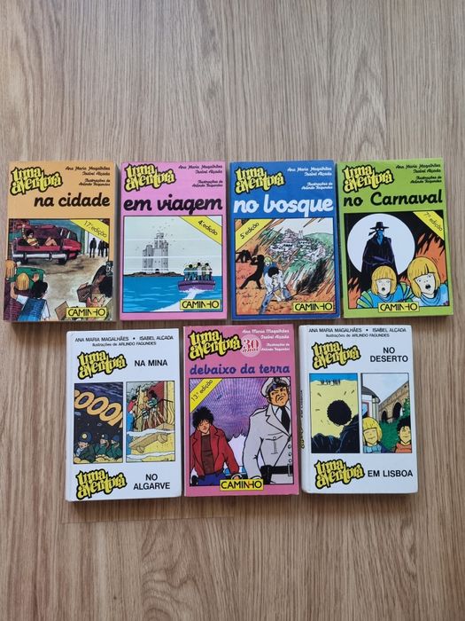 OFERTA PORTES - 4 Livros e 3 Livros Duplos da Coleção Uma Aventura