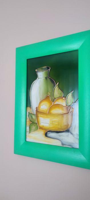 Obrazek w drewnianej ramie