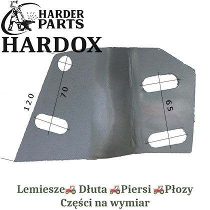 Uchwyt ścinacza Overum HARDOX 99627 części pługa 2X lepsze niż Borowe