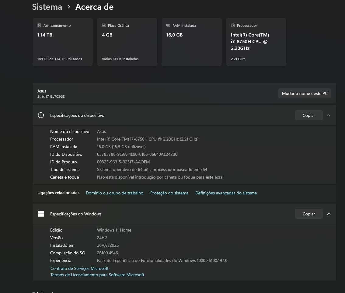 Asus RogStrix 17 GL703GE