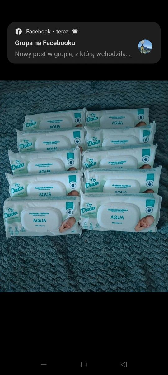 Dada Pure Care Aqua 10 paczek