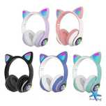 детские Наушники с подсветкой CAT JST-28 Bluetooth (60)(80)
