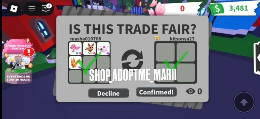 Розпродаж петів адопт ми/Adopt me Roblox