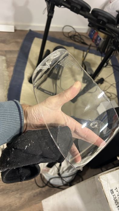 Viseira capacete shoei cx-1 (nova)