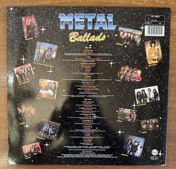 Збірки. Various – Metal Ballads 1,2,3, суперстан