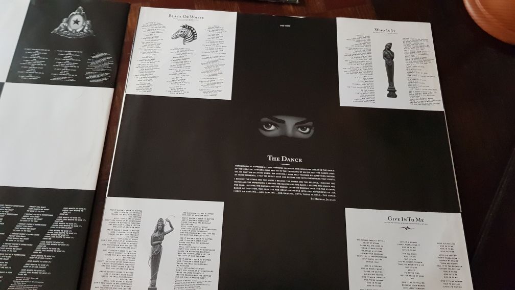 Vinil Dangerous Michael Jackson  edição de 1991