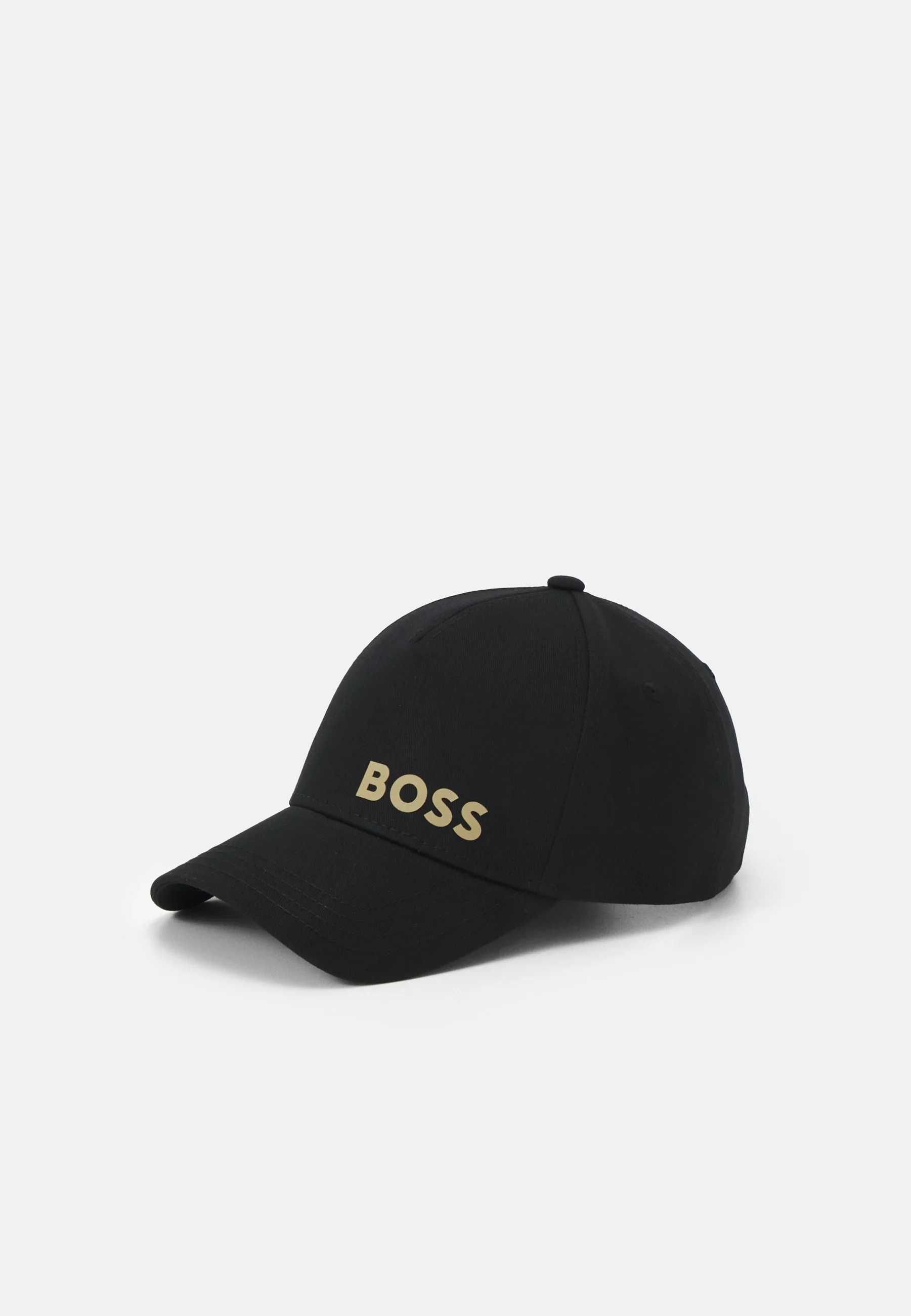 BOSS CAP HOLIDAY Czapka z daszkiem Męska Czarna/złota Oryginalna