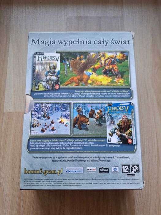 Heroes V 5 + Kuźnia Przeznaczenia + Heroes 3 Silver Edition PL PC