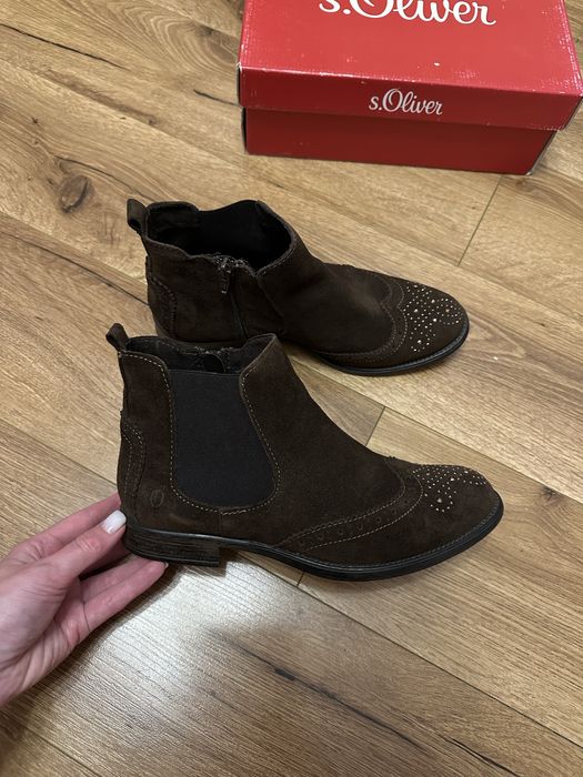 Шкіряні челсі s.Oliver 39 - 40 розмір