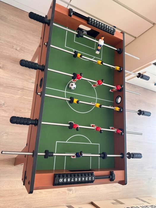 Mesa de Jogos 4 em 1 – Matraquilhos, Bilhar, Hóquei e Ping-Pong