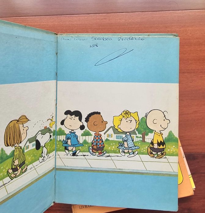 Dois livros "Charlie Brown" de Charles M. Schulz