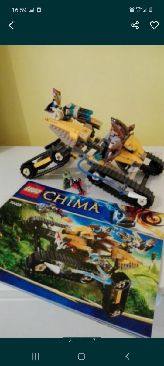 Lego Chima 70005 Królewski pojazd Lavala