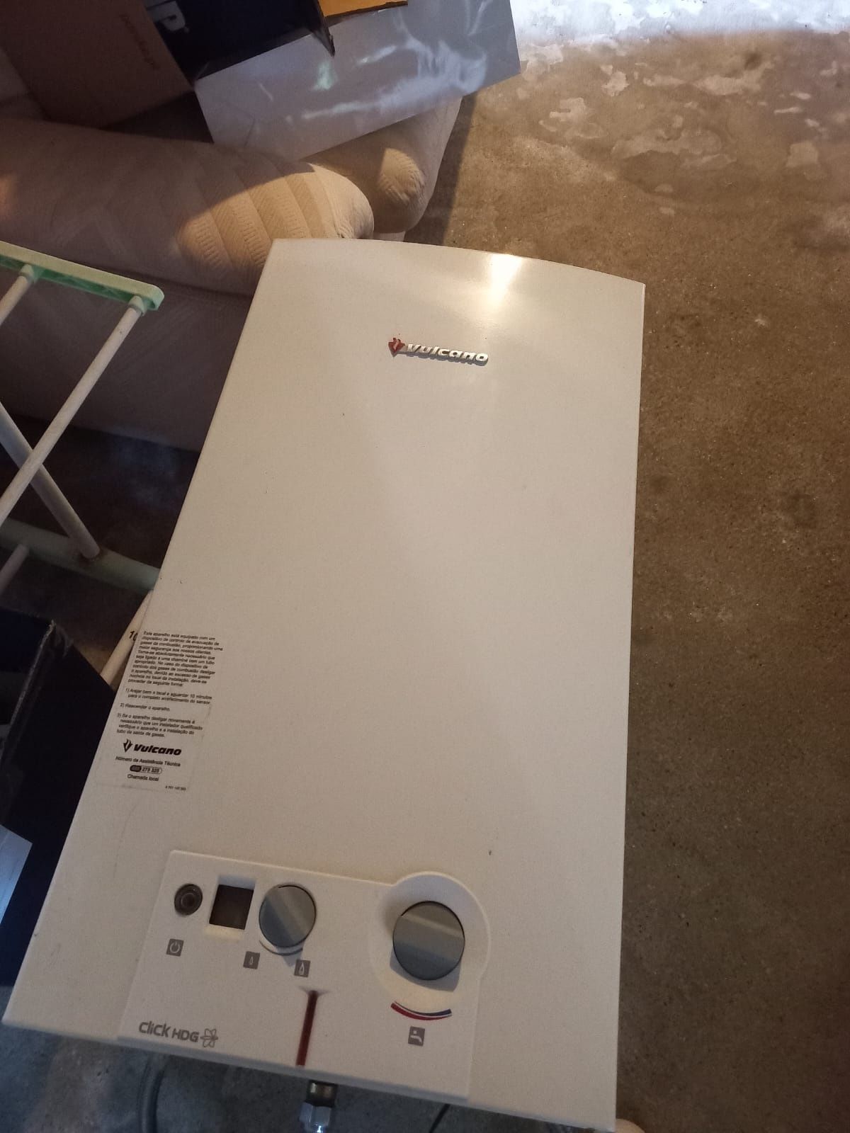 Vendo esquentador VULCANO muito novo..