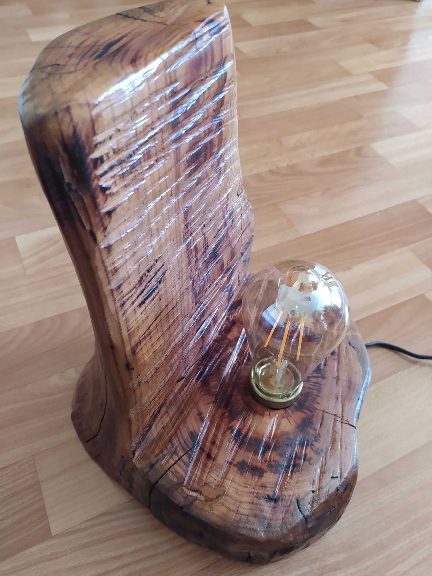 Светильник,ночник деревянный ручной работы