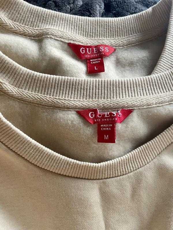 Свитшот guess valencia logo беж M,L,XL