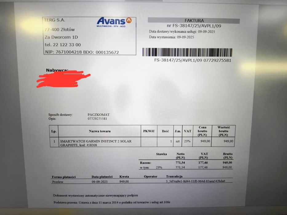 Nowy zegarek sportowy Garmin Instinct 2 Solar 45mm