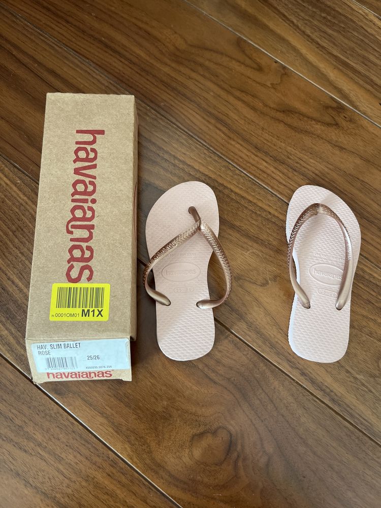 japonki havaianas 25/26 nowe