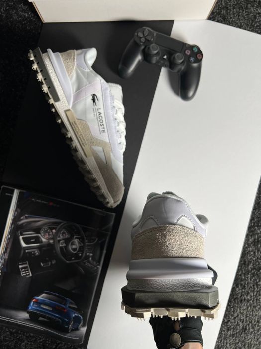 Чоловічі кросівки лакоста Lacoste Elite Active PRM White Beige [41-45]