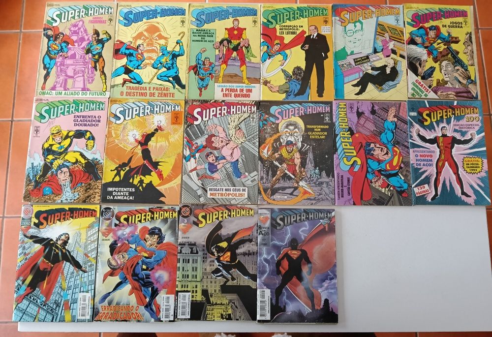65 Livros Superman, Supermoça, e Superboy da Ebal e da Abril