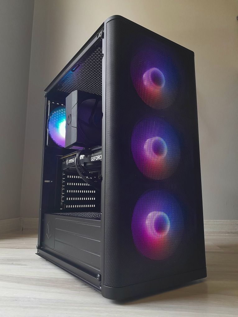 PC Gamingowy RTX 3060Ti Ryzen 5 1Tb SSD 16Gb RAM Komputer stacjonarny
