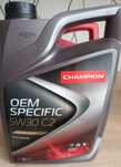 Синтетична малозольна олива CHAMPION RSL 5W30 ACEA C2,C3 API SN/CF